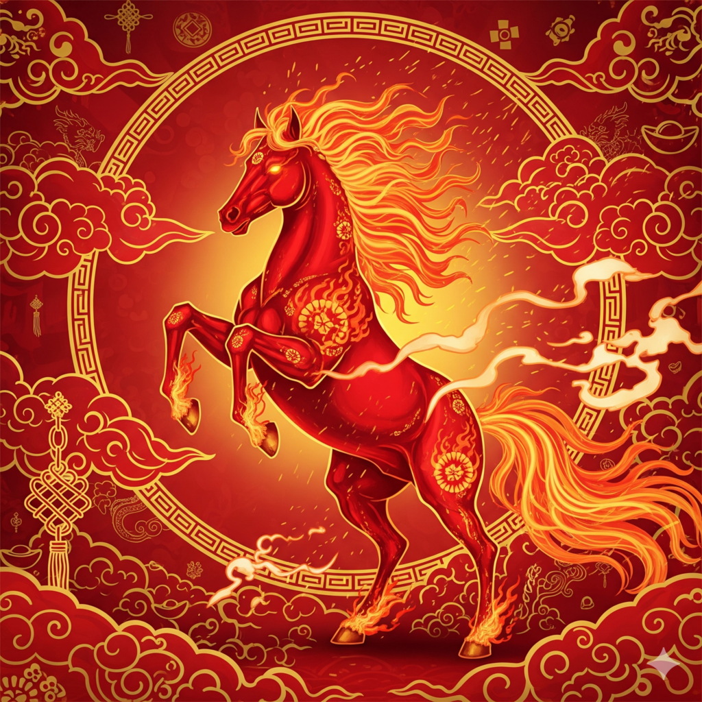 this image captures that high intensity fire horse energy—vibrant, powerful, and ready to take on 2026. this image captures that high intensity fire horse energy—vibrant, powerful, and ready to take on 2026.